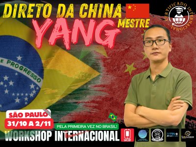 WORKSHOP INTERNATIONAL YANG YCS - DIAS 31/10 A 02/11 SO PAULO!APROVEITE DESCONTO ESPECIAL PRE-VENDA